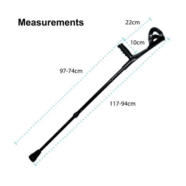 Foldable Forearm Crutch